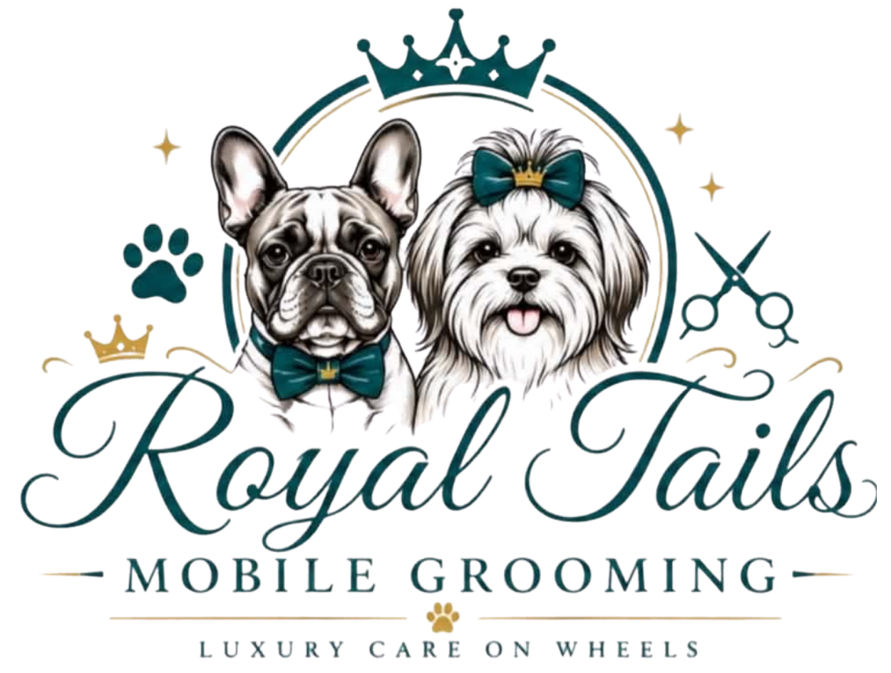 Royal Tails Mobile Grooming Logo